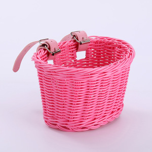 <span class=keywords><strong>Cestino</strong></span> Anteriore Multicolore per Bicicletta Bambini, Cesto Retrò Intrecciato per <span class=keywords><strong>Bici</strong></span> Senza Pedali e Passeggini - Ingrosso - Product Image 4