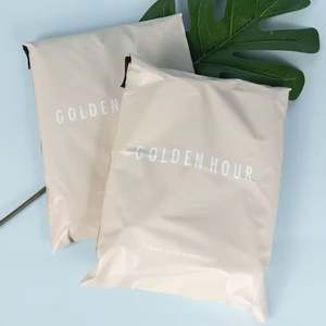 Custom Print logo ECO Friendly Nude Packaging Package Postage Poly Courier Poly Mailer Shipping Mailing Bags Bags for Cloth - Product Image 2