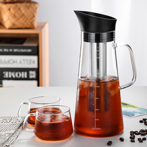 27oz 800ml sang trọng thủy tinh borosilicate Cà Phê Trà Maker Set xách tay Du Lịch Ngoài Trời Đá nóng lớn lọc cho Cold brew thả - Product Image 6