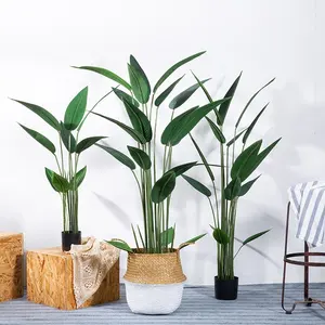 W273 Simulation tree simulation potted floor landscape ornaments ice beauty bird of paradise indoor living room landscape plants