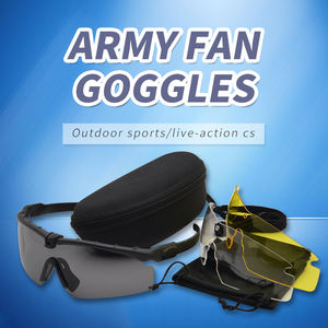 सामरिक रात दृष्टि चश्मा स्पष्ट ग्रेड सामरिक धूप का चश्मा शूटिंग खेल चश्मा - Product Image 2
