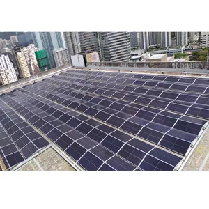 EAST WEST PANEL surya, sistem pemasangan atap datar PV tata surya, struktur surya aluminium pemasangan