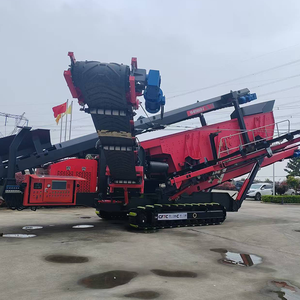 เครื่องบดกรามเคลื่อนที่แบบตีนตะขาบ ขับเคลื่อนด้วยดีเซลและไฟฟ้า ยี่ห้อ Henan DM CFTC สำหรับงานเหมืองหินแกรนิตและหินบะซอลต์ กำลังการผลิต 100-680 ตัน/ชม. - Product Image 3