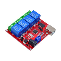 Commutateur de commande USB sans lecteur Module relais 1/2/4/8 voies avec PC Commutateur de commande d'ordinateur intelligent Catégorie de produit CI
