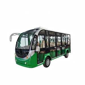 รถบัสไฟฟ้าชมวิวแบบเปิด-ปิด 14 ที่นั่ง 72V 5kw ประสิทธิภาพสูงจากโรงงานจีน โครงสร้างเหล็ก Q235B ปรับแต่งได้ - Product Image 1