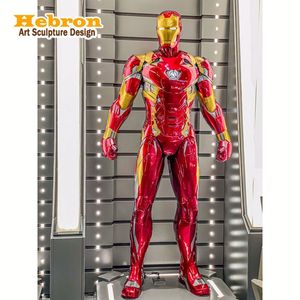 Estatuas <span class=keywords><strong>de</strong></span> Resina <span class=keywords><strong>de</strong></span> Iron Man, Spider-Man y Hulk a Tamaño Real, Decoración Comercial para Calles, Modelo Inspirado en Películas <span class=keywords><strong>de</strong></span> Marvel, Gran Venta - Product Image 1