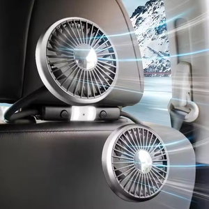 2024 nuova ventola di ventilazione per auto <span class=keywords><strong>Mini</strong></span> ventilatore USB con due teste per sedile posteriore auto <span class=keywords><strong>accessori</strong></span> per auto - Product Image 2