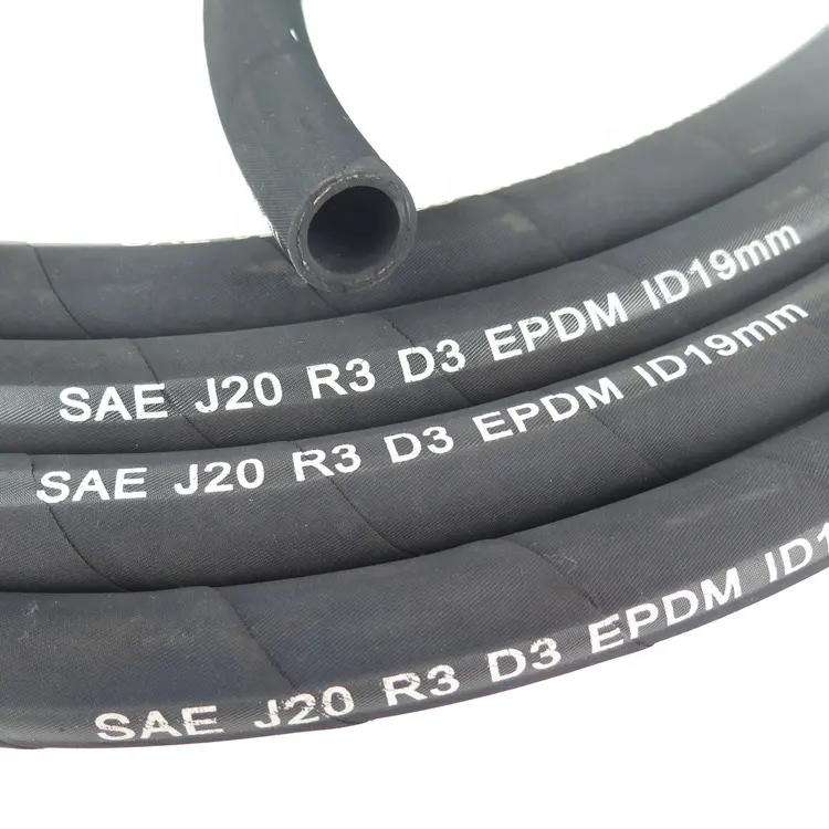 SAE J20 R3 1 Zoll 25 mm hitze beständiger flexibler Kühler-Epdm-Schlauch für Lancer