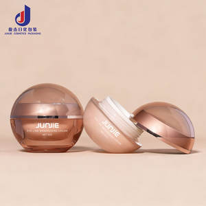 Envase <span class=keywords><strong>de</strong></span> Crema Cosmética Transparente <span class=keywords><strong>de</strong></span> 30g 50g con Forma <span class=keywords><strong>de</strong></span> Bola <span class=keywords><strong>de</strong></span> Cristal para Exfoliante Corporal, Mascarilla Capilar, Crema para Ojos con Tapa para el Cuidado <span class=keywords><strong>de</strong></span> la Piel - Product Image 1