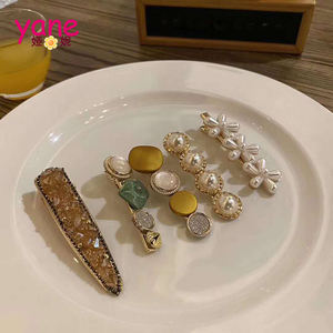 กิ๊บติดผมรูปดาวประดับมุก ชุดเครื่องประดับโบว์ติดผมรูปปลาดาว - Product Image 3