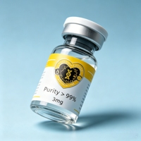 Autocollants personnalisés en vrac haute définition pour peptides, étiquettes imperméables pour emballages de suppléments de 2 ml, 3 ml, 10 ml