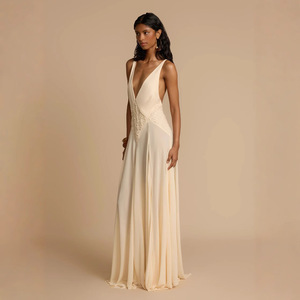 <span class=keywords><strong>Abito</strong></span> <span class=keywords><strong>Midi</strong></span> Estivo da Donna Elegante Minimalista con Inserti in <span class=keywords><strong>Pizzo</strong></span> e Dettagli Traforati - Product Image 4