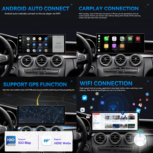 Podofo 10.25'' Car Radio Android/NTG5.0 Dual <b>System</b> <b>Wireless</b> Carplay Android Auto 8 Core 6+128G for Benz W205/GLC 2016-2018 - Product Image 3