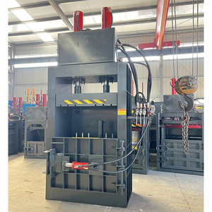 Presse à balles hydraulique compacte pour carton, fibres de <span class=keywords><strong>sisal</strong></span>, déchets, seaux à peinture et machine à aplatir les seaux - Product Image 2