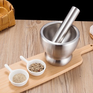 Factory Garlic Pounder Garlic Pepper Grinder Pestle And Mortar Bowl - Product Image 3