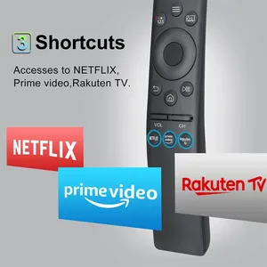 Telecomando Universale Compatibile con Smart TV Samsung LCD LED UHD QLED 4K HDR con Pulsanti <span class=keywords><strong>Netflix</strong></span> <span class=keywords><strong>e</strong></span> <span class=keywords><strong>Prime</strong></span> <span class=keywords><strong>Video</strong></span> Rakuten TV - Product Image 5