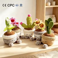 Jouet en peluche Funbox personnalisé en forme de tulipe, simulation de plante succulente, décoration intérieure, petit cadeau, 30 cm, jouet en peluche plante succulente
