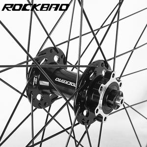 Juego de Ruedas para Bicicleta de Montaña Rockbao 20 24 26 27.5 700C, Freno de Disco, Aleación de Aluminio, Delantera y Trasera, Alta Resistencia - Product Image 1