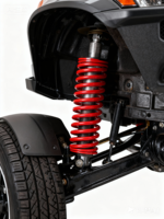 Ressorts de suspension en fil rond, ressorts hélicoïdaux à charge lourde, ressorts de compression en acier à haute résistance pour amortisseurs automobiles