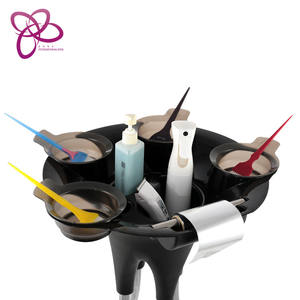 T0144-C-extensiones de cabello para salón de belleza, soporte de extensión de cabello 2022, con carritos de bloqueo, ABS y PP, color negro, novedad - Product Image 6