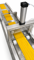 Machine extrudeuse de nouilles automatique à moteur, haute capacité 250 kg/h, acier inoxydable de qualité alimentaire, facile à utiliser, hôtels