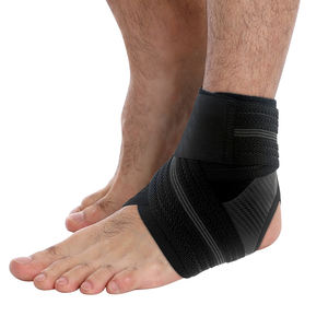 Penyangga Pergelangan Kaki Elastis Bernapas, Penopang Kompresi Pergelangan Kaki, Penstabil Tali Penyangga Pergelangan Kaki, Pelindung Nyeri Pergelangan Kaki, Melindungi Kaki - Product Image 2