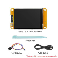 Papan Pengembangan ESP32 dengan Layar LCD TFT TN/IPS 1.9/2.4/2.8/3.2/3.5/4.3/5/7 Inci Modul WiFi Layar Sentuh Cerdas