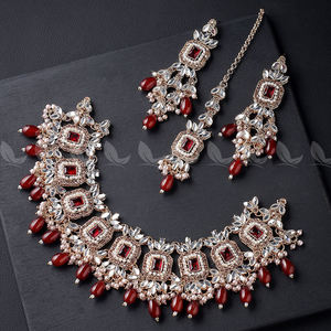 Juego de Joyería Tradicional India y Pakistaní al por Mayor, Nuevo Diseño Más Vendido, Juego de Collar para Mujer - Product Image 6