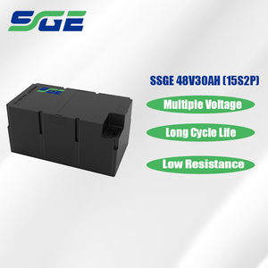 Batterie LiFePO4 48V30AH avec 1200 cycles de charge, BMS intégré pour véhicules à 2 et 3 roues - Product Image 4