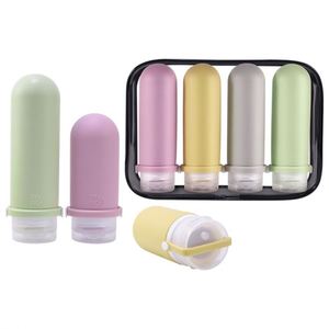 TSA Compliant Silicone Portable Squeeze Empty Travel Cosmetic Shampoo <b>Storage</b> Container Bottle Travel Bottles Set for Toiletries - Product Image 1