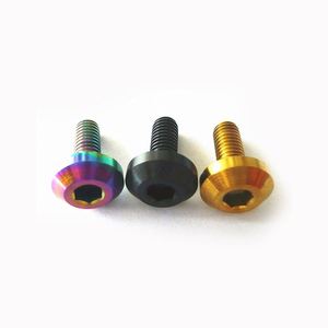 Factory Price Custom Titanium & Aluminium Hex Socket Head <b>Screws</b>-Silver Plated Inch Metric - Product Image 1
