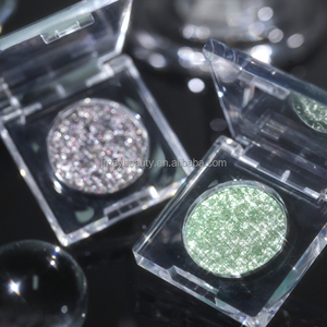 Cao Sắc Tố Nhãn Hiệu Riêng Kim Loại Màu Xanh Lá Cây Màu Đỏ Màu Xanh Kim Cương Lấp Lánh Mono Eyeshadow Palette Siêu Mịn Long Lanh Bóng Mắt - Product Image 6