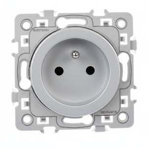 Enchufe cuadrado plateado 2P + T Enchufes y enchufes de alta calidad - Product Image 1