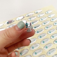 Autocollants en forme de dôme en résine époxy PU avec étiquette transparente en gel polyuréthane autocollant métallique adhésif 3D avec impression personnalisée