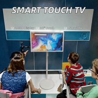 Écran tactile Android 24, 32, 43 pouces, affichage LCD intelligent, signalisation numérique, support mural, publicité éducative en intérieur