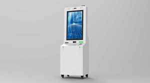 Autoservicio independiente de 32 pulgadas, Android de 2,0 GHZ con quiosco de impresora de reconocimiento facial para piscina de almacenamiento de pulsera - Product Image 3