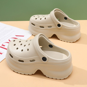 Women's <b>Clogs</b> Platform Shoes Thick Sole EVA Foam Sandals White Black Khaki Leisure Style - Product Image 4