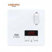 Prise de protection contre les surtensions réglable AC 220V, prise britannique 13A, double prise universelle, dispositif de protection contre les surtensions