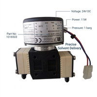 Motor de Bomba de Solvente 1016503 Compatible con 1015076 para Impresora de Plantillas MPM Momentum 125 SMT, Repuesto para el Sistema de Limpieza del Limpiador