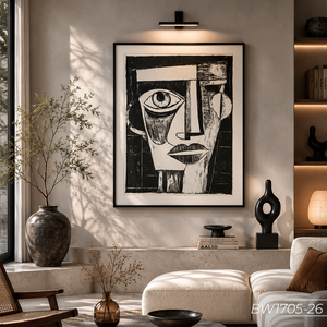 Peinture murale abstraite de luxe en verre trempé, décoration intérieure moderne, fabricant OEM ODM, vente en gros au Vietnam - Product Image 3