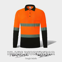 Polo de sécurité haute visibilité en polyester personnalisable, coupe-vent, certifié CE/UE, vêtement de travail de haute qualité avec logo – Offre Spéciale