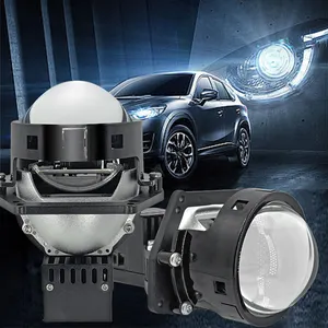 슈퍼 밝은 3.0 인치 LED 렌즈 프로젝터 헤드 라이트 하이 & 로우 빔 BMW & 혼다 H4 바이 Led 방수