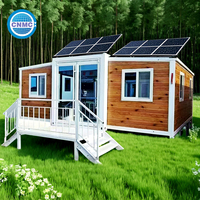 Maison conteneur extensible de 40 pieds de haute qualité, prête à être expédiée, petite villa en acier, directement de l'usine