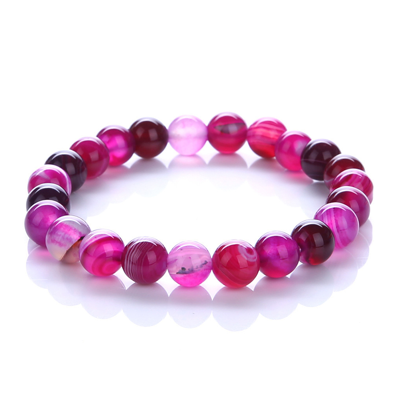 Rose Agate Rayée