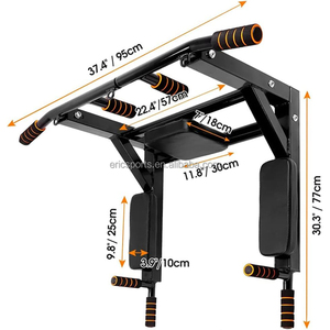 Barra para Ejercicios de Estiramiento de Brazos y Piernas, Agarre Estándar/Ancho, Barra Paralela de Hierro Fundido Antideslizante, Portátil para Uso Doméstico, para Fisicoculturismo - Product Image 4