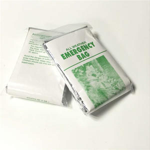 Manta de emergencia de aluminio para supervivencia, 84 x 36 pulgadas, ligera, impermeable, equipo de seguridad térmico para exteriores, para prevención de hipotermia - Product Image 5