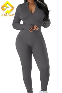 Nuova <span class=keywords><strong>Tuta</strong></span> Aderente da <span class=keywords><strong>Donna</strong></span> con Zip, <span class=keywords><strong>Maniche</strong></span> <span class=keywords><strong>Lunghe</strong></span> per Yoga, Palestra e Fitness - Product Image 5