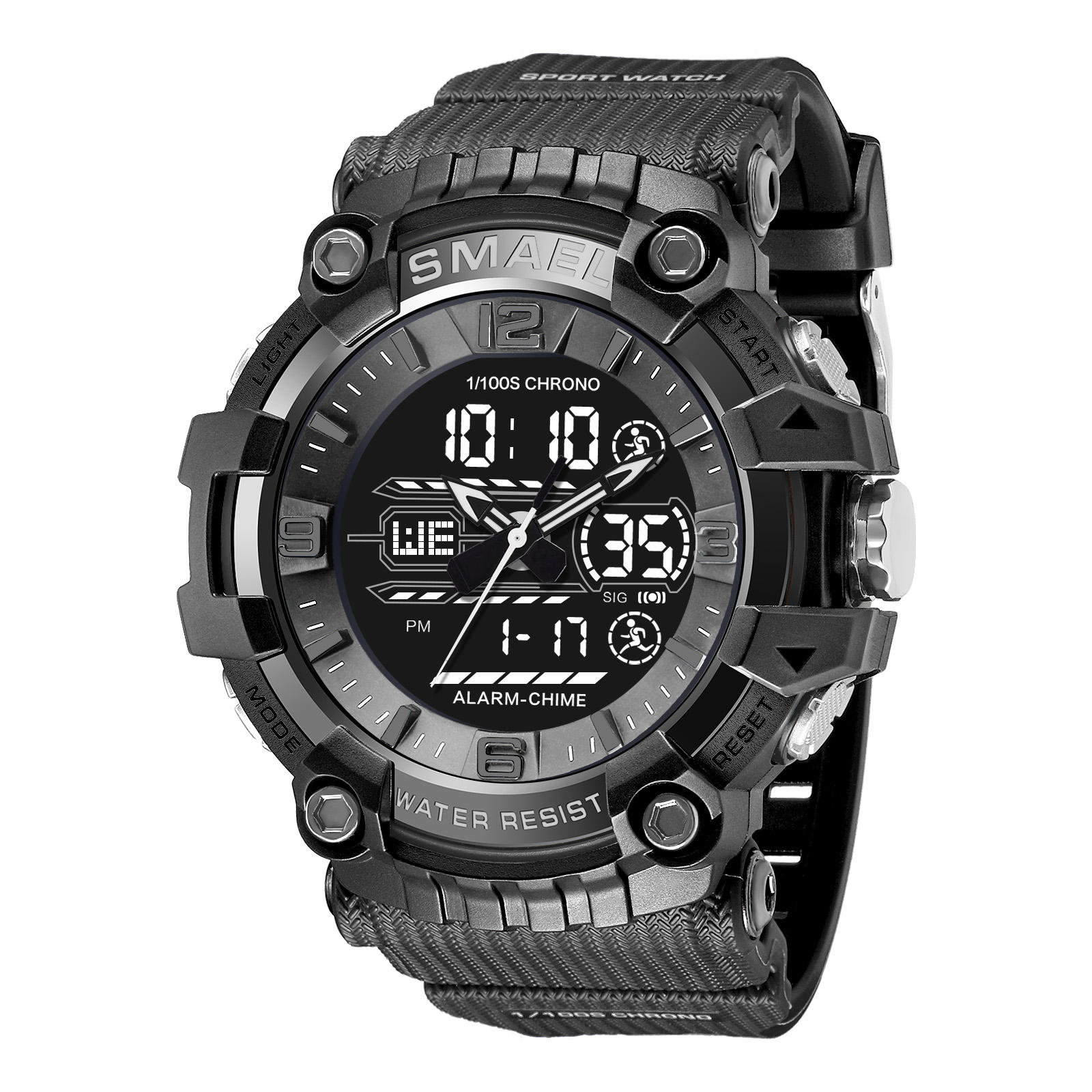SMAEL 8089 Sport Watch Dual Time, Waterproof, and Stylish