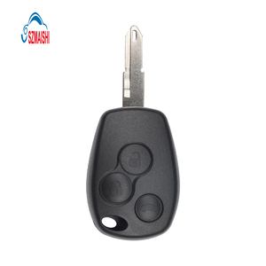 SZMAISHI 3 botones carcasa de llave de coche remota para R-enault Auto vehículo reemplazo llave cubierta con NE73 <span class=keywords><strong>Bladde</strong></span> - Product Image 1