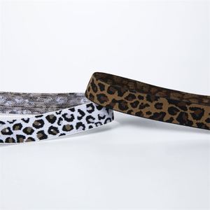 JUDE Băng Vải Polyester Thiết Kế Mới Chất Lượng Cao Băng Vải In Da Báo Băng Cao Su Điều Chỉnh Được Vải Co Giãn - Product Image 2